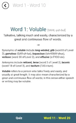 Verbal Advantage - Level 5 android App screenshot 4